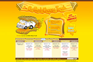KIARO Computer Solutions Web Development client web site The Grilled Cheese Truck